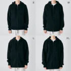 LalaHangeulのSeahorse Dad バックプリント Heavyweight Zip Hoodie