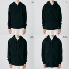 LalaHangeulのSeahorse Dad バックプリント Heavyweight Zip Hoodie