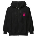 『NG （Niche・Gate）』ニッチゲート-- IN SUZURIの只管打坐h.t.(pink) Heavyweight Zip Hoodie