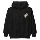 Rainy_Rainyのドアップうさぎ Heavyweight Zip Hoodie