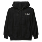 “すずめのおみせ” SUZURI店のJUST KEEP GOING Heavyweight Zip Hoodie