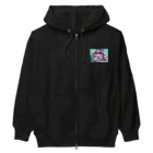 MONKEY  JOYのアイロンビーズのニホンザル Heavyweight Zip Hoodie