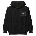 Aimurist のZeromulist planet IAM モノクロ Heavyweight Zip Hoodie