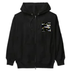 PALA's SHOP　cool、シュール、古風、和風、の和風　着物柄　「水面のもみじ」□■ Heavyweight Zip Hoodie