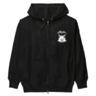 RAMUKiのRide兜（白） Heavyweight Zip Hoodie