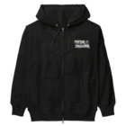 JUN_celloutのメタルシャワー  白字 Heavyweight Zip Hoodie