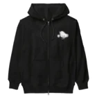 イラスト MONYAAT のみつぐトリ 白 Heavyweight Zip Hoodie