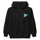 satoayaのアニマルカフェのドリンクマ　ラムネ Heavyweight Zip Hoodie