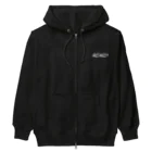 Skull sectionのバイクとドクロ（黒メイン） Heavyweight Zip Hoodie