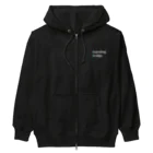 boarding bridgeのbb hoodie (black) ヘビーウェイトジップパーカー