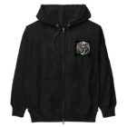 panndapoketutoのモダンなエッジ Heavyweight Zip Hoodie