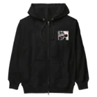 choropperのボクサーハスキー Heavyweight Zip Hoodie