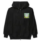 Monchuのジョイラビット Heavyweight Zip Hoodie