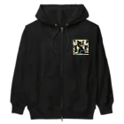 スタイル112の黒猫　キュビズム01 Heavyweight Zip Hoodie