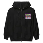 かえるごりらの消えないテレビ Heavyweight Zip Hoodie