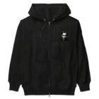 studio eizoの男はタフでなくっちゃね！ブラック(黒)好きにはたまらない‼ Heavyweight Zip Hoodie