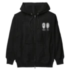 LalaHangeulのゾウリとゾウリムシ　ハングル Heavyweight Zip Hoodie