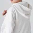 くいなの母のくにがまえ格子(White) Heavyweight Zip Hoodie