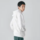 LalaHangeulのSeahorse Dad バックプリント Heavyweight Zip Hoodie