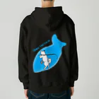 いっぷく処 てんてんの大物釣りたいな Heavyweight Zip Hoodie