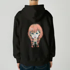 🐶シュナといろいろ🎨の三つ編み女の子 Heavyweight Zip Hoodie