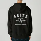 アージーの美の国、秋田 Heavyweight Zip Hoodie