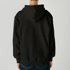 QUQU_WORKSのモヒカンスカル ホワイト Heavyweight Zip Hoodie