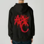 ANTI ADDULT CHILDREN®のXENONxAAC1 HEAVY WEIGHT HOODIE(RED) ヘビーウェイトジップパーカー