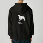 bow and arrow のボルゾイ Heavyweight Zip Hoodie