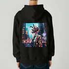 𝔔𝔘𝔒ℜℑ𝔄のCyberpunk giraffe Heavyweight Zip Hoodie