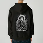 Skull sectionの太陽に祈るドクロ Heavyweight Zip Hoodie