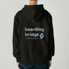 boarding bridgeのbb hoodie (black) ヘビーウェイトジップパーカー