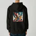 のんびりアート工房のガラクタアート Heavyweight Zip Hoodie