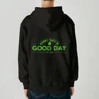 kazu_gの日日是好日（ライムグリーン） Heavyweight Zip Hoodie