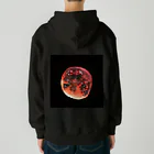 JapaneseArt Yui Shopの皆既月食 Heavyweight Zip Hoodie