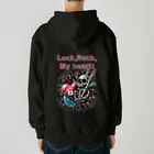 ロック堂のハートをロック Heavyweight Zip Hoodie