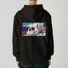 KazukiのNscom POP-UPのHELIパーカー Heavyweight Zip Hoodie