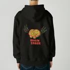 UETSUJI ShotaroのBRAIN SHOCK Heavyweight Zip Hoodie