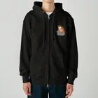 LalaHangeulのTOAD (ヒキガエル) 英字バージョン Heavyweight Zip Hoodie