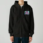 MONKEY  JOYのアイロンビーズのニホンザル Heavyweight Zip Hoodie