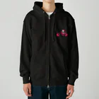 よっちオリジナルバイカーズグッズのスカルオーガ Heavyweight Zip Hoodie