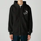 さとルーヌスの月と黒い少年 Heavyweight Zip Hoodie