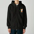 satoayaのアニマルカフェのフルーツアニマル　サクランボネズミ Heavyweight Zip Hoodie