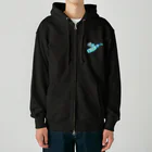 satoayaのアニマルカフェのドリンクマ　ラムネ Heavyweight Zip Hoodie