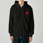 東風孝広のレッド・ブルゾン Heavyweight Zip Hoodie