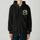 スタイル112の黒猫　キュビズム01 Heavyweight Zip Hoodie