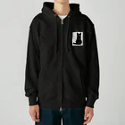 studio eizoの黒猫の思い (=^・^=) Heavyweight Zip Hoodie