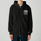 Kosher_Japan ユダヤのモシアハ（メシア）はすぐそこに！（白色プリント） Heavyweight Zip Hoodie