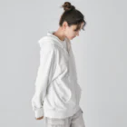 QUQU_WORKSの般若 ホワイト Heavyweight Zip Hoodie