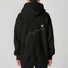 イラスト MONYAAT のホールインワン　ゴルフTシャツ Heavyweight Zip Hoodie